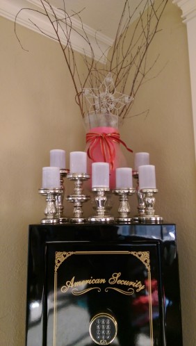Multiple candles mirrored candlesticks