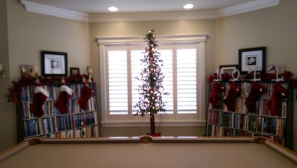 Tall thin Christmas tree decor