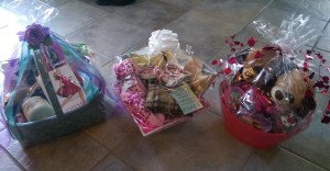 Fundraising gift baskets